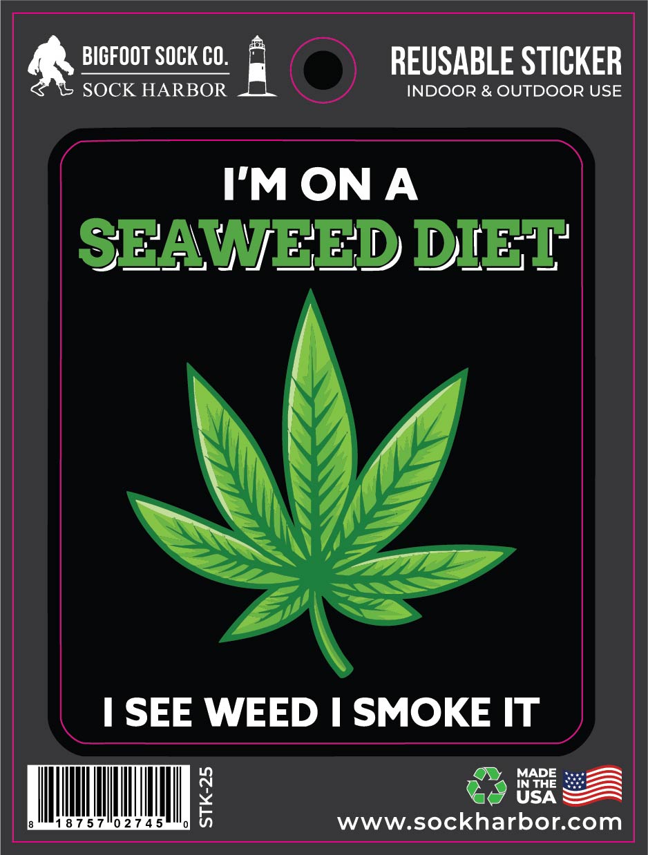 Seaweed Diet Sticker