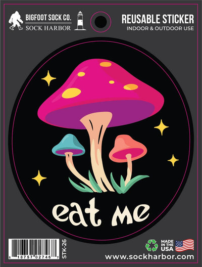 Eat Me Mushroom Sticker