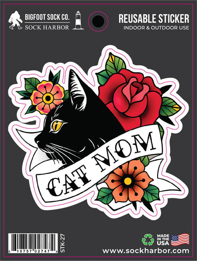 Cat Mom Sticker