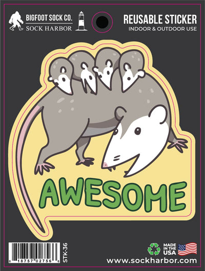 Awesome Possum Sticker