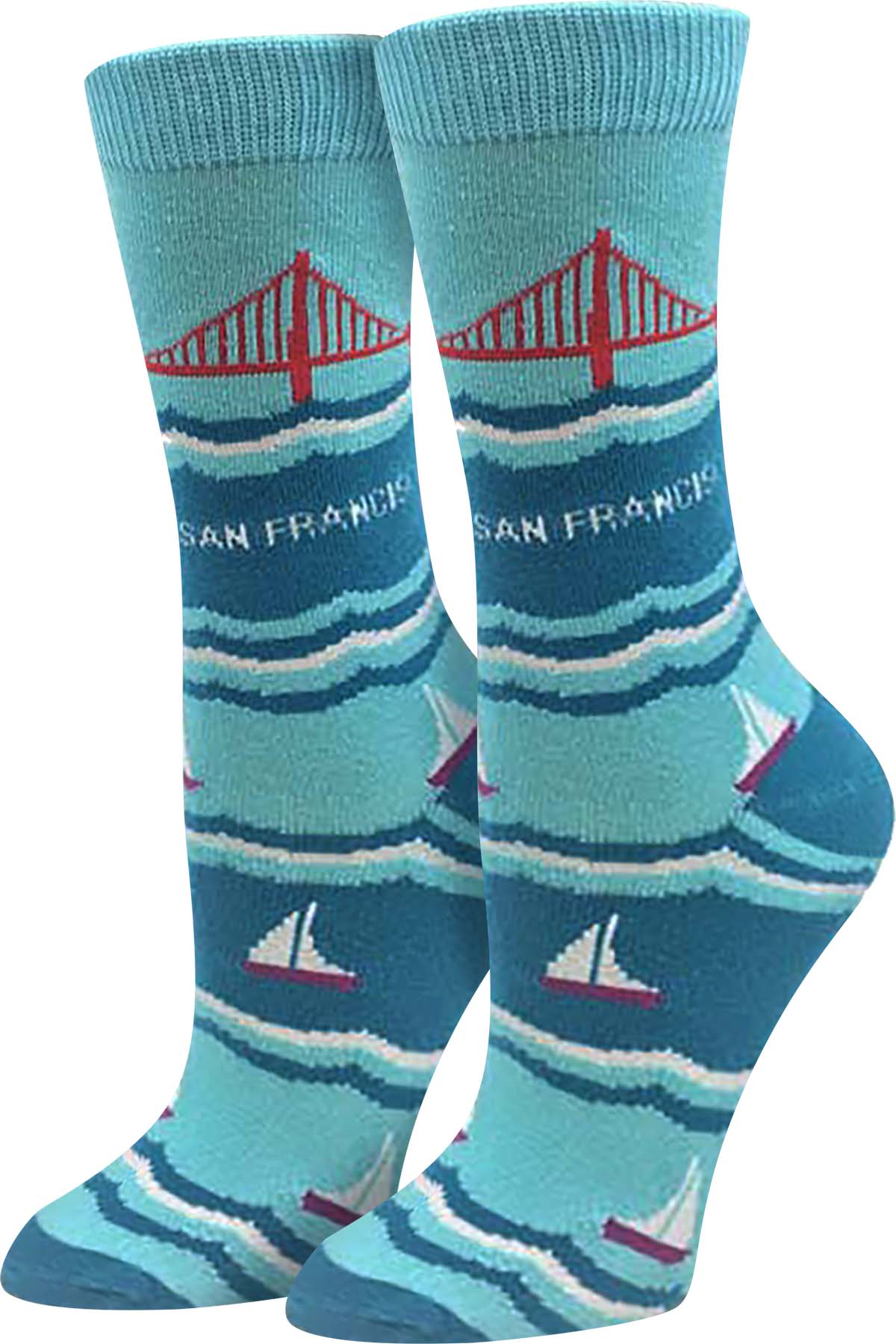 Ladies Golden Gate Bridge Socks