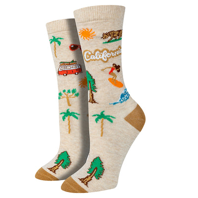 Ladies California Destination Socks