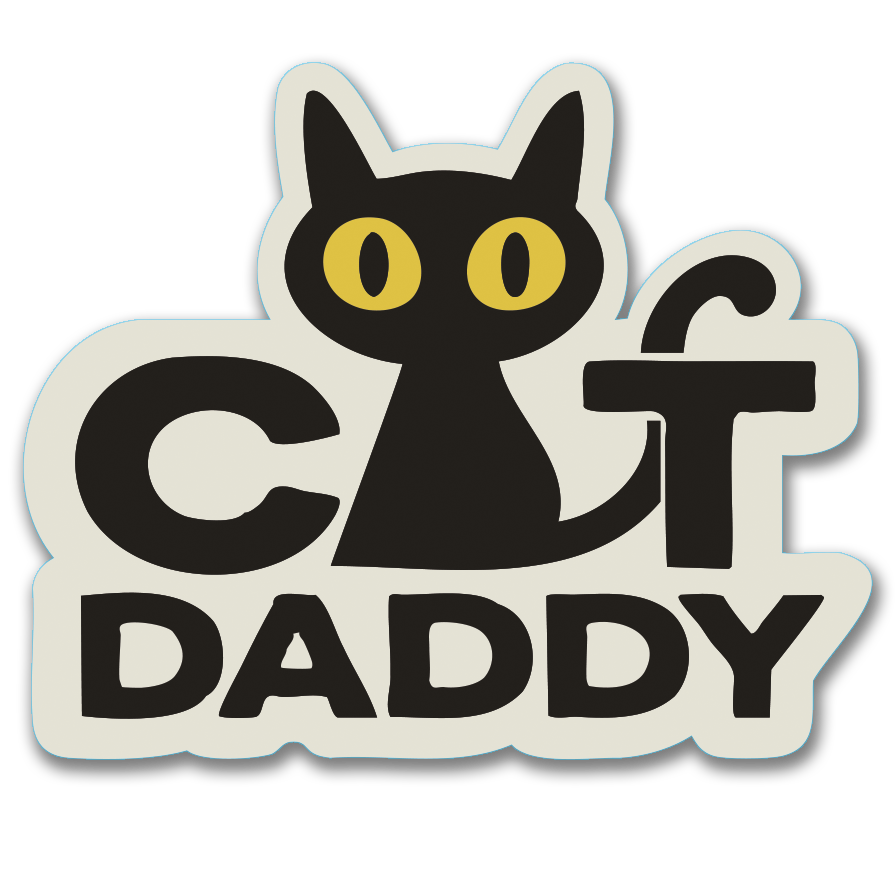 Cat Daddy Sticker
