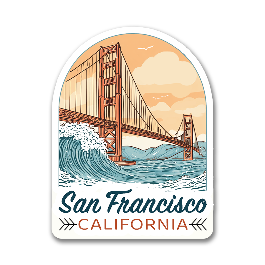 Window San Francisco Sticker