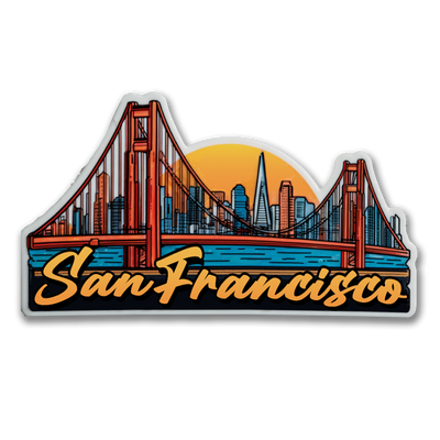 GG Skyline San Francisco Sticker