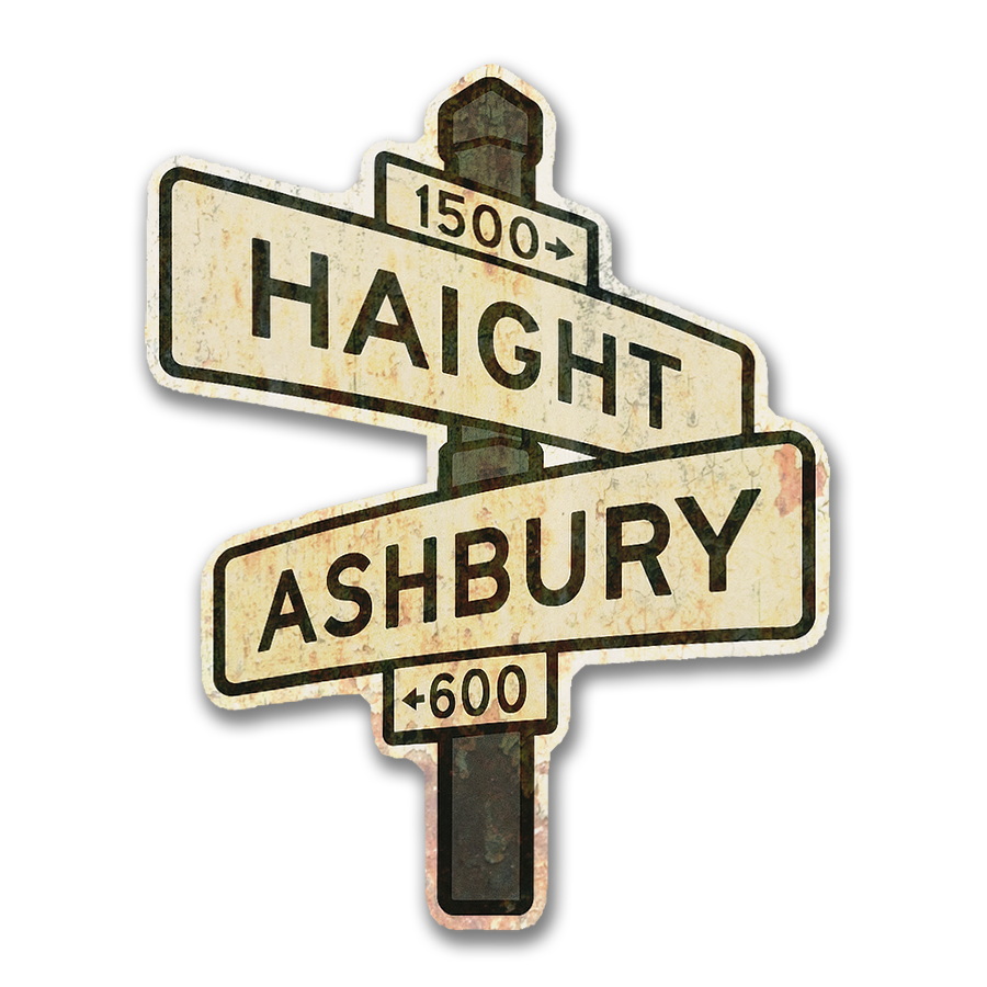 Haight San Francisco Sticker