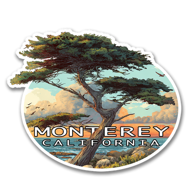 Cypress Monterey Sticker