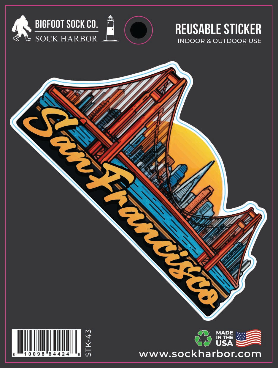 GG Skyline San Francisco Sticker