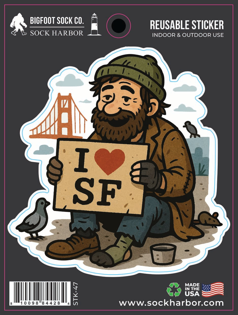 San Francisco Bum Sticker