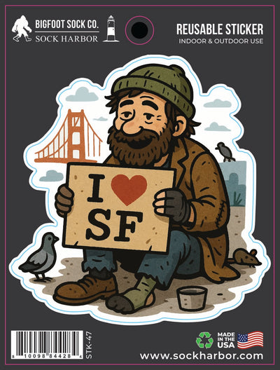 San Francisco Bum Sticker