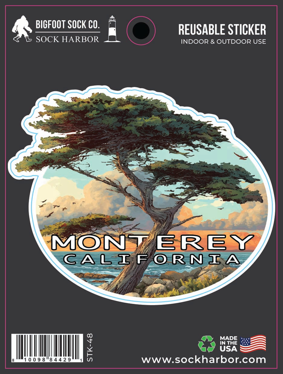 Cypress Monterey Sticker