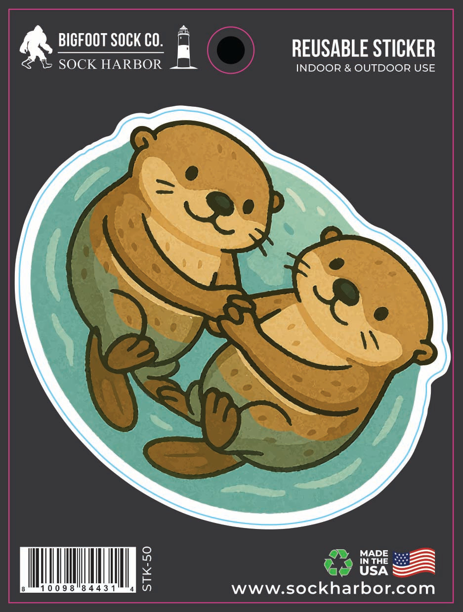Sea Otters Sticker
