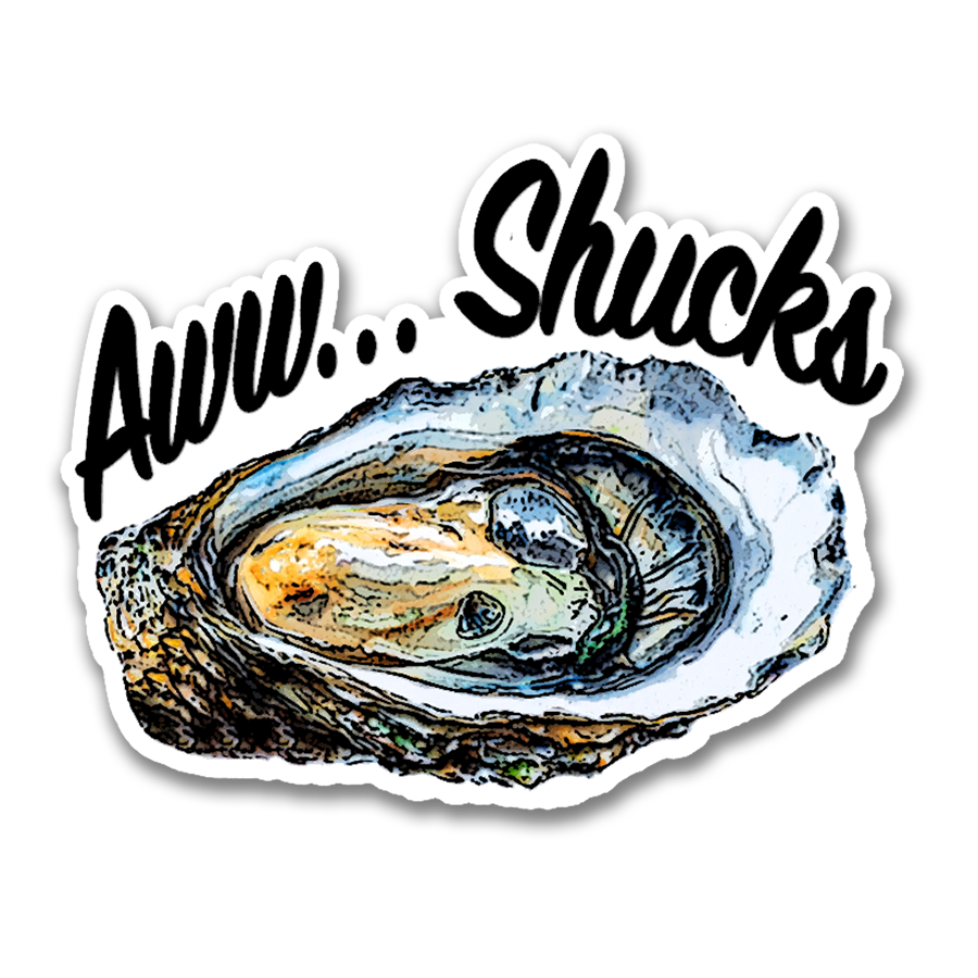 Aww Shucks Sticker