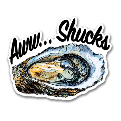 Aww Shucks Sticker
