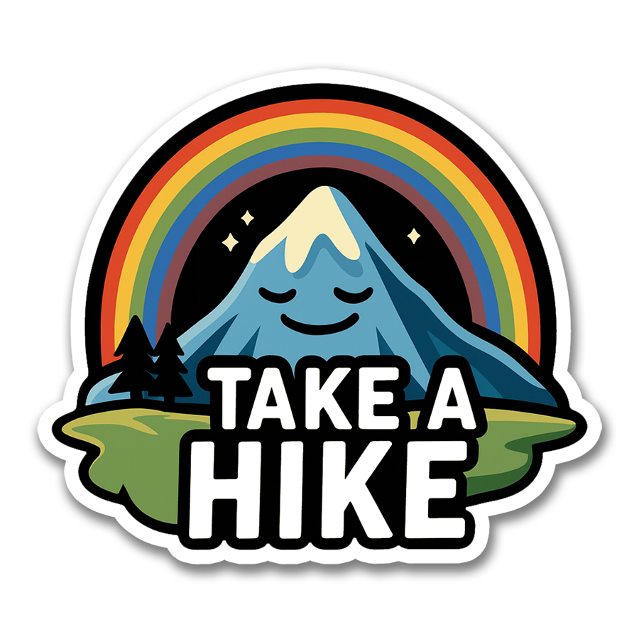 Take a Hike Sticker