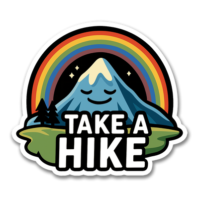 Take a Hike Sticker