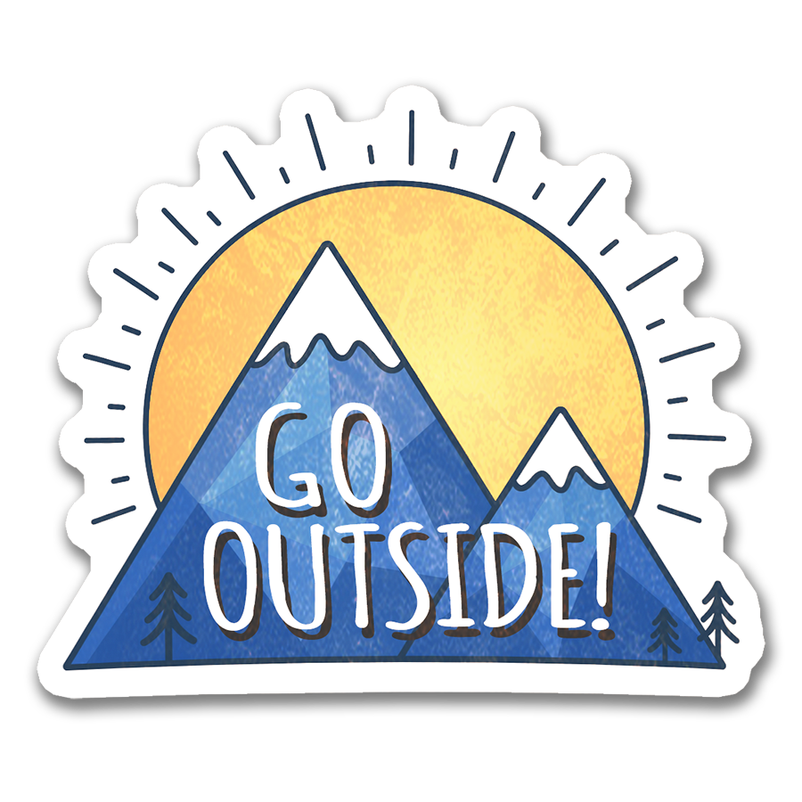 Go Outside! Sticker