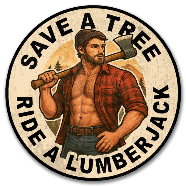 Save Lumberjacks Sticker
