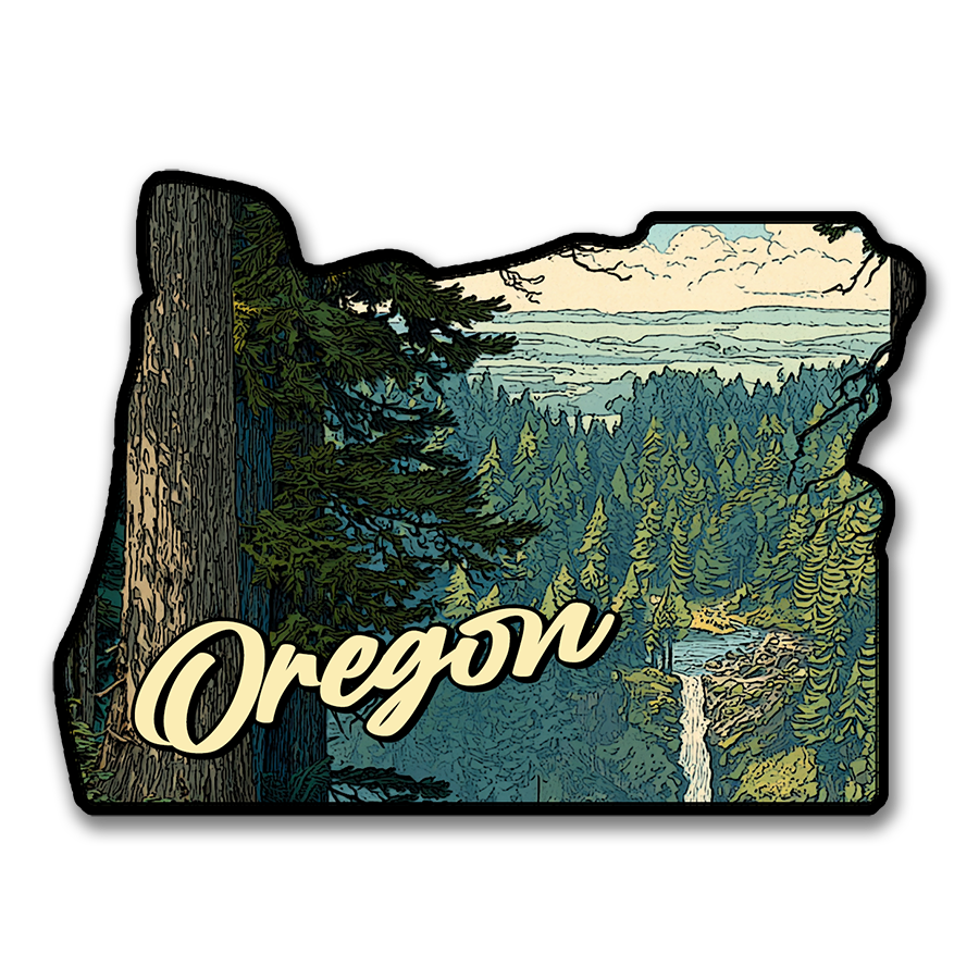 Oregon State Sticker