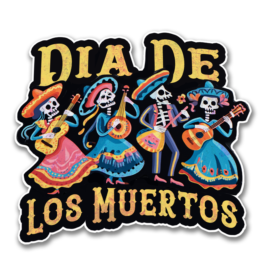 Dia De Band Sticker