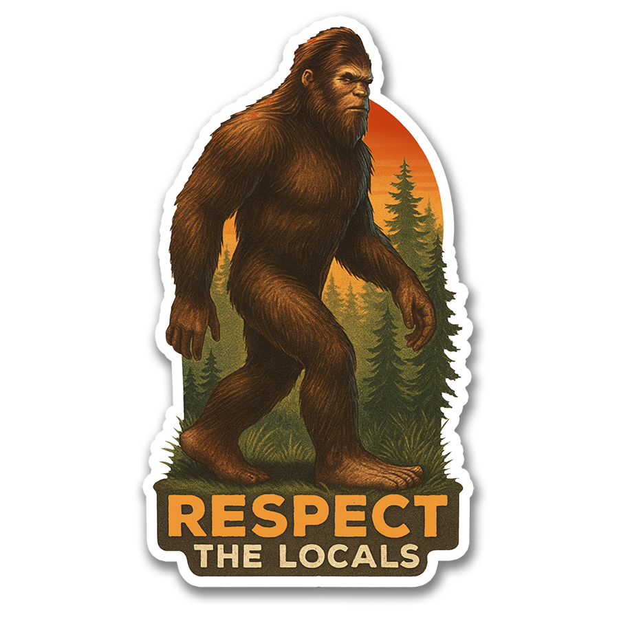 Respect The Locals Sticker