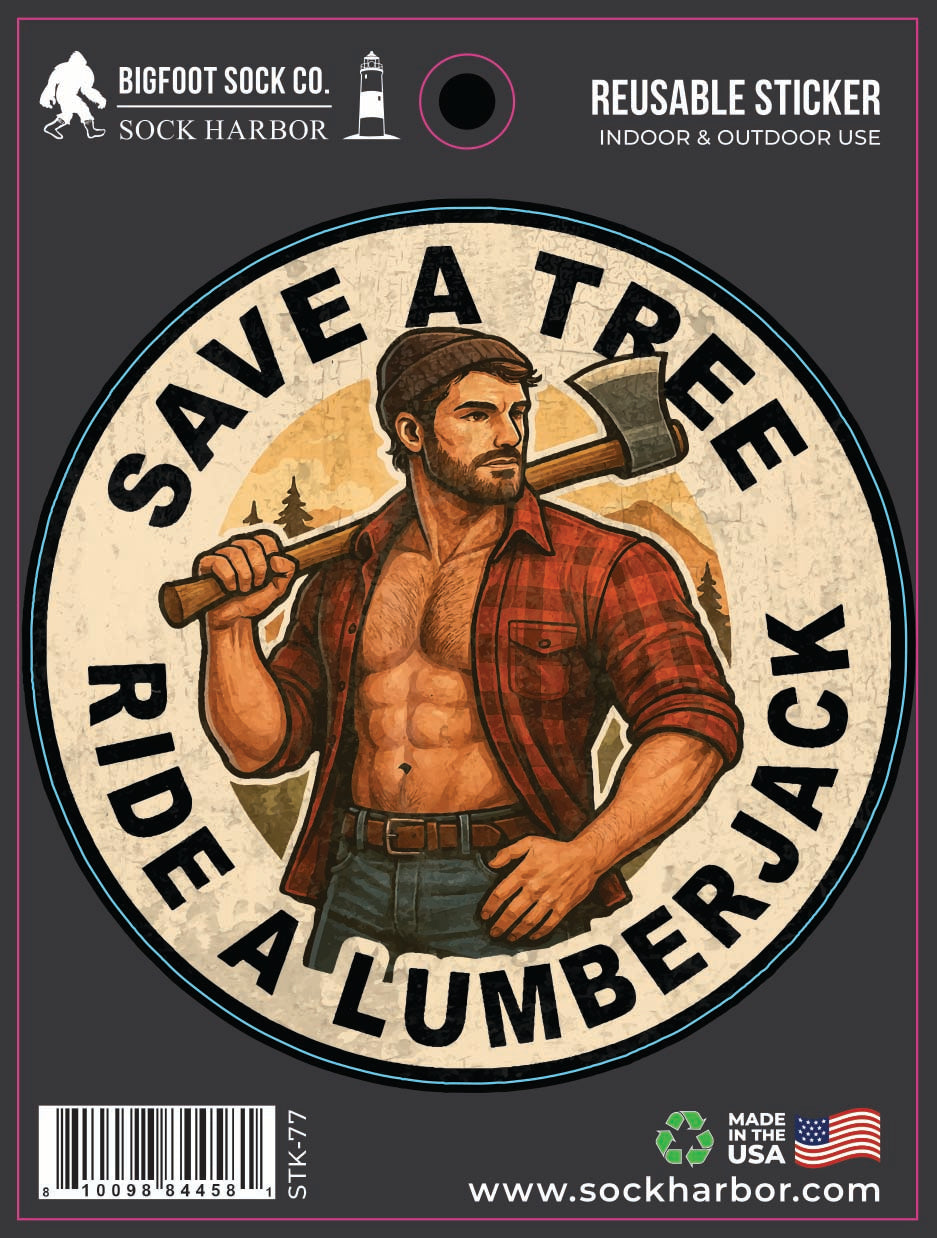 Save Lumberjacks Sticker