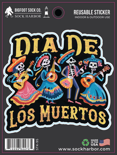 Dia De Band Sticker
