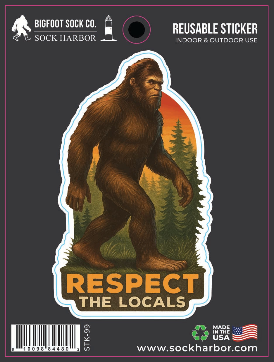 Respect The Locals Sticker