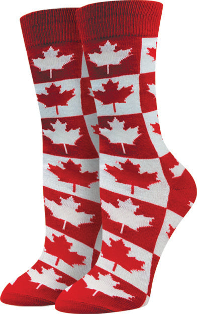 Ladies Maple Leaf Socks