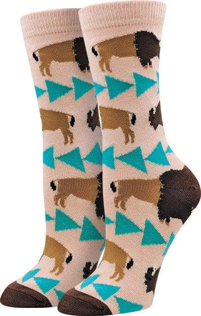 Buffalo Pattern Socks