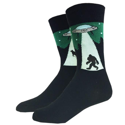 picture of ufo-bigfoot-socks