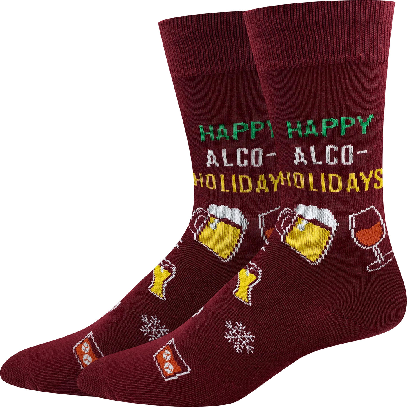 Happy AlcoHolidays Socks