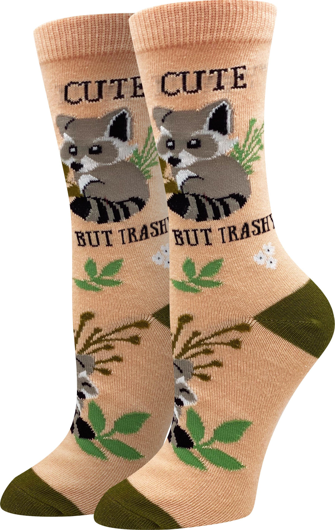 fun dress socks for women Buy Women's I Mean Good Morning Funny Crew Socks - Gray Color main image 0
