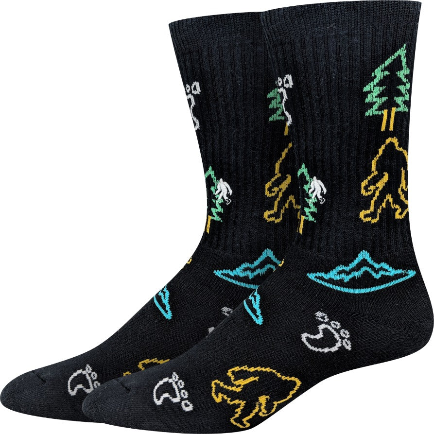 Neon Bigfoot Active Socks