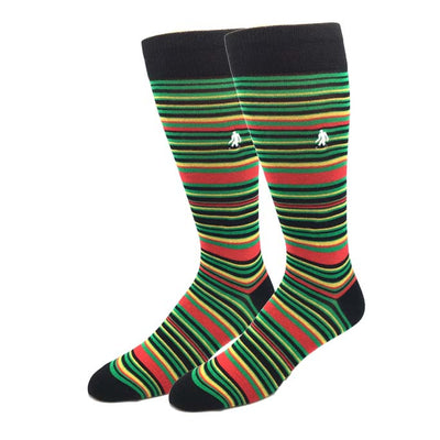 picture of bamboo-mini-stripe-socks