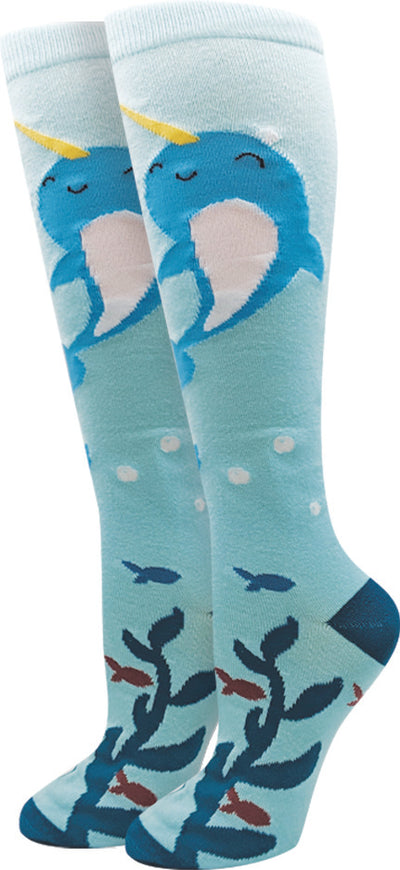 picture of narwhal-knee-high-socks