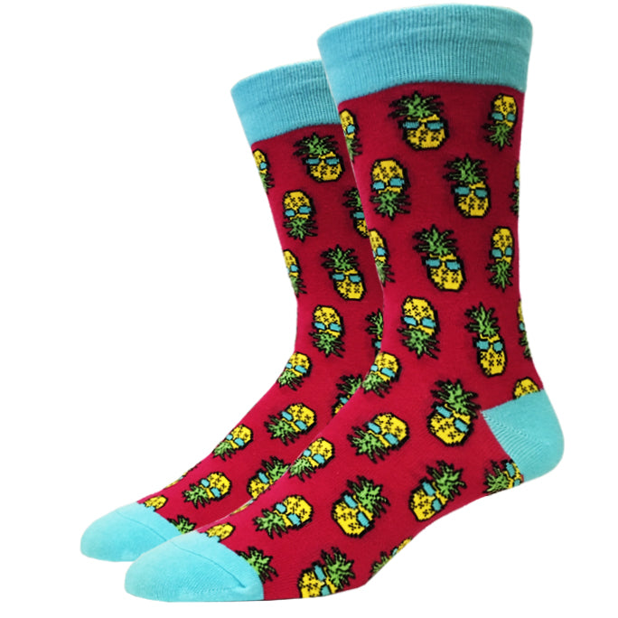 Ms. Retro Pineapple Socks