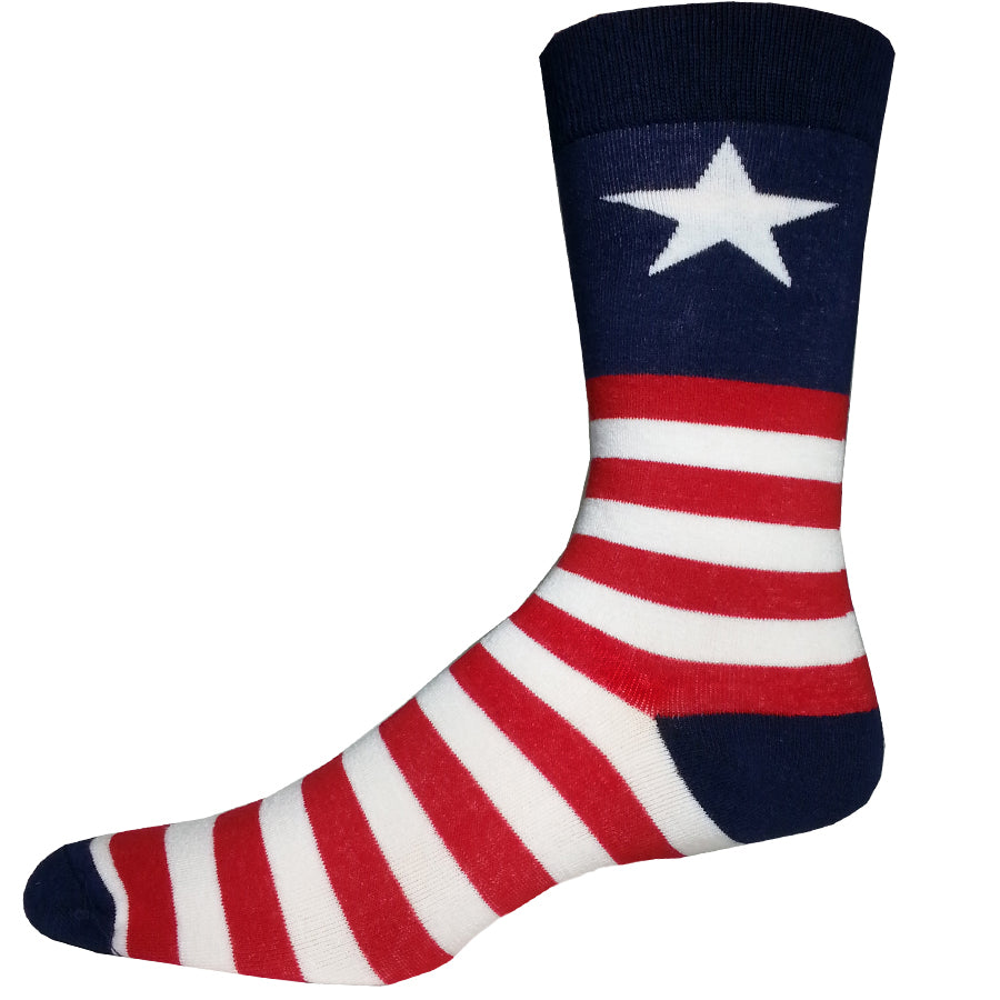 XL Captain USA Socks