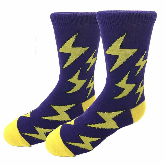 Lightning Bolt Kids Socks