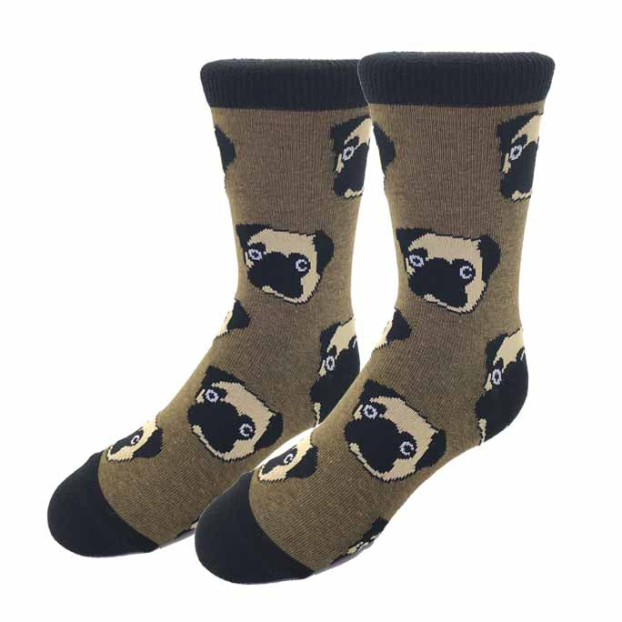 picture of pug-kids-socks