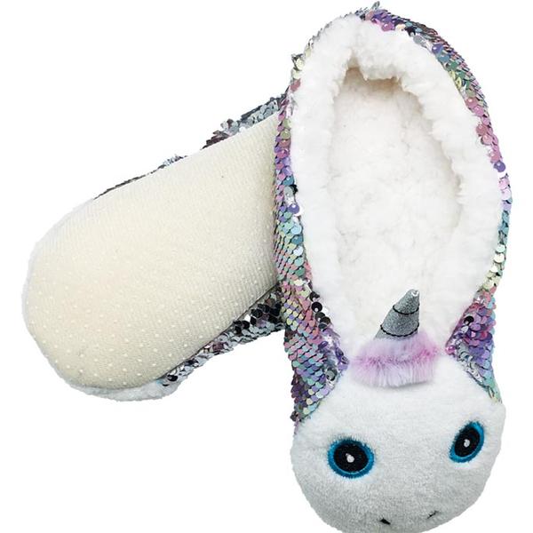 Sequin Unicorn Slippers