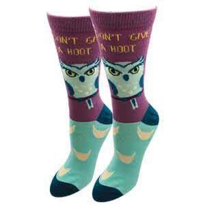 picture of dont-give-a-hoot-socks
