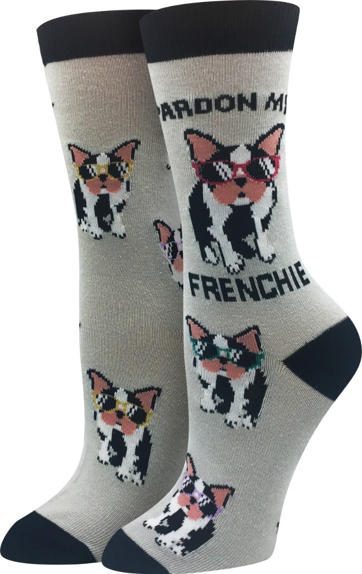 Ladies Pardon My Frenchie Socks