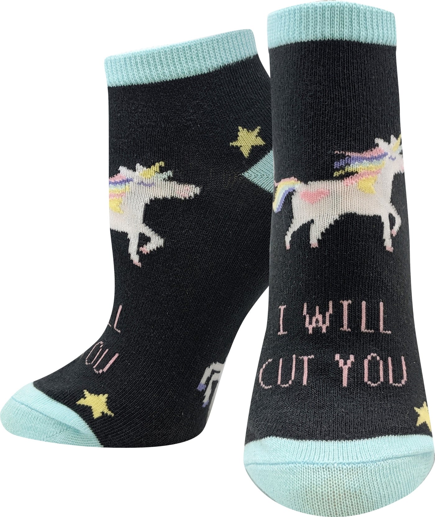 Stabby Unicorn Ankle Socks
