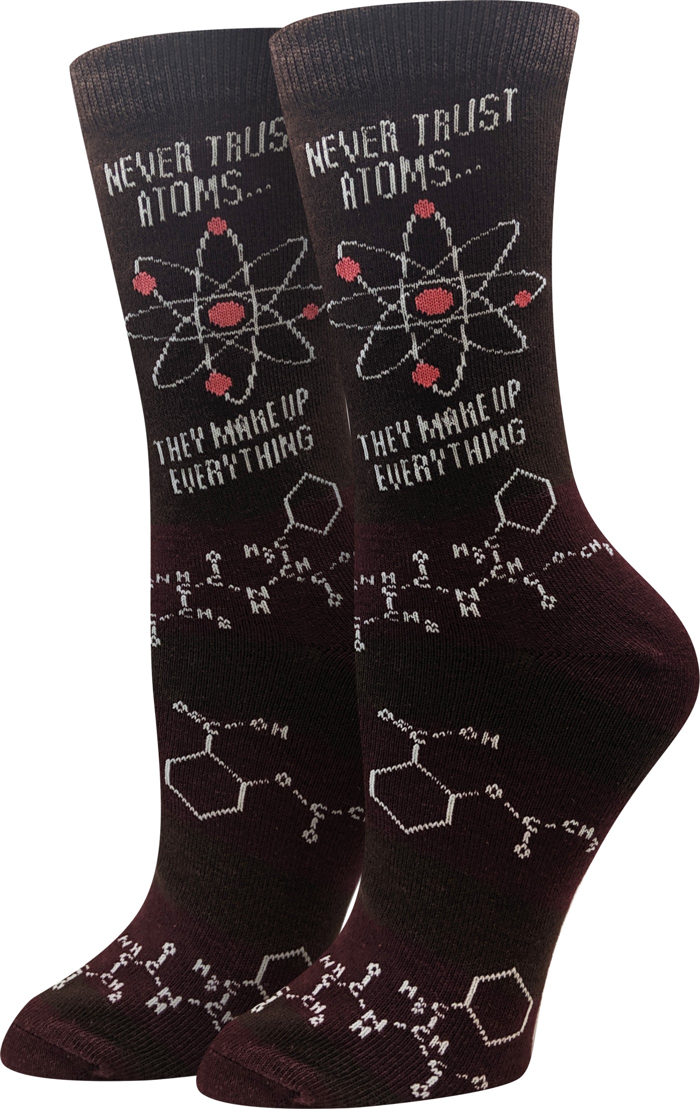 Ladies Never Trust Atoms Socks