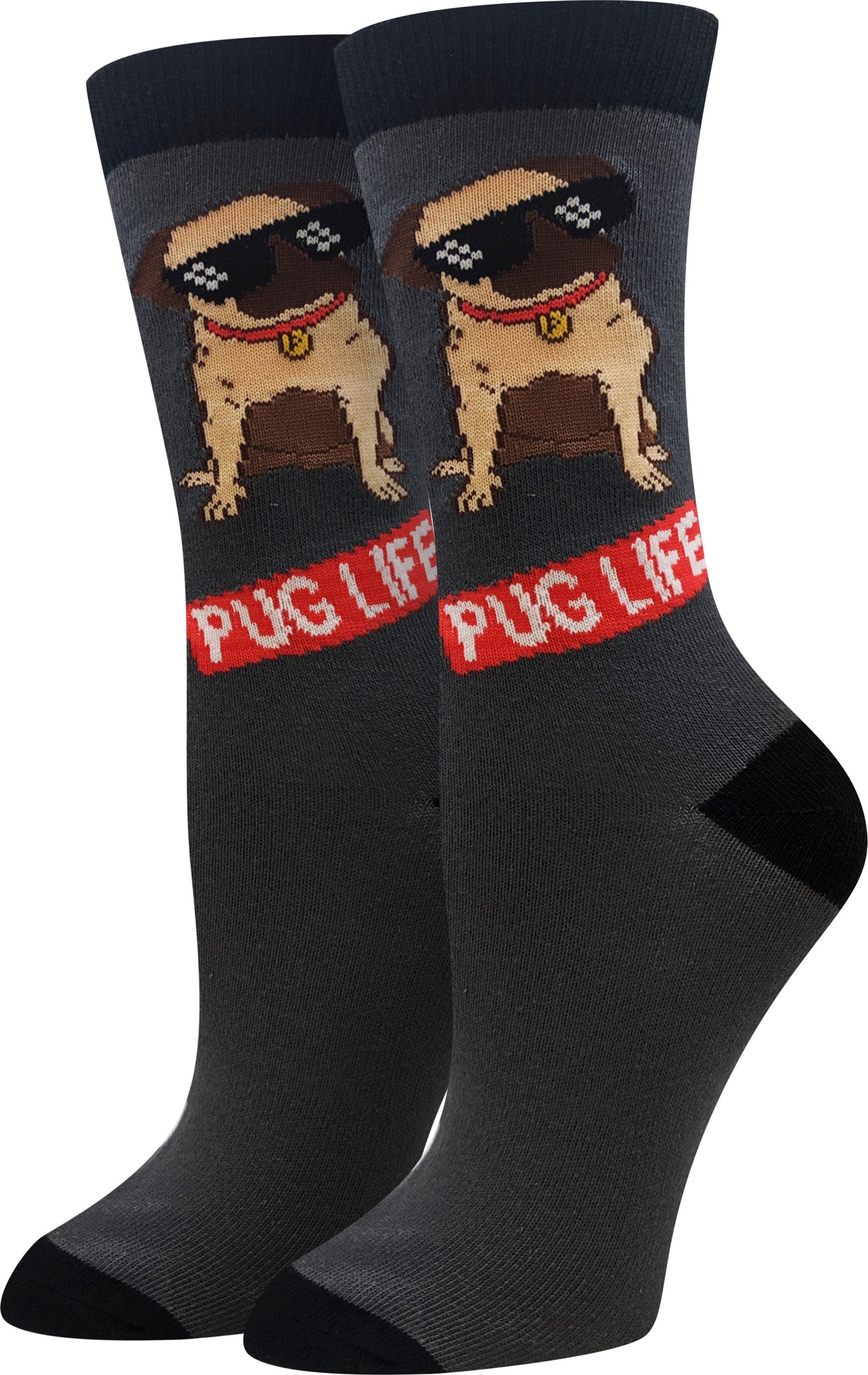 Ladies Pug Life Socks