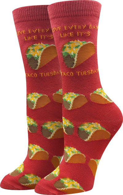 Ladies Taco Tuesday Socks