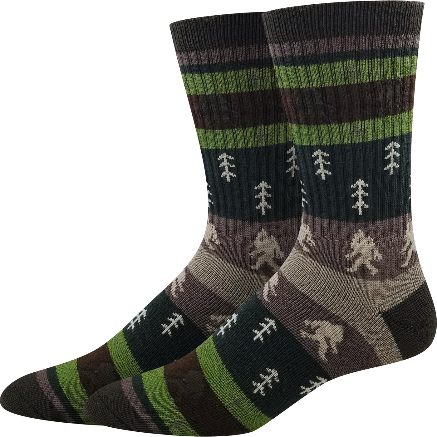 picture of bigfoot-stripe-socks