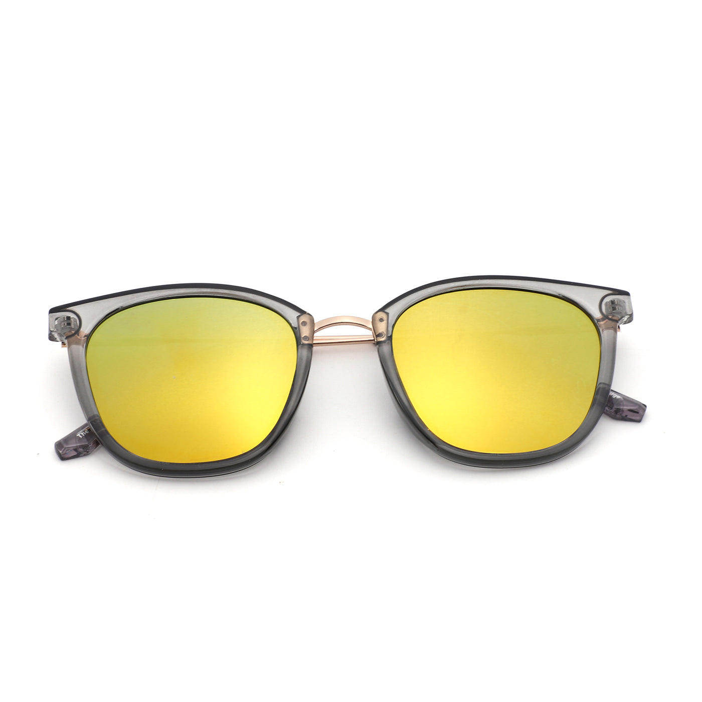 The Wedge Gold/Grey Frame, Sunset Yellow Lens