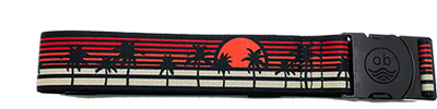 picture of sunset-palms-stretchy-belt
